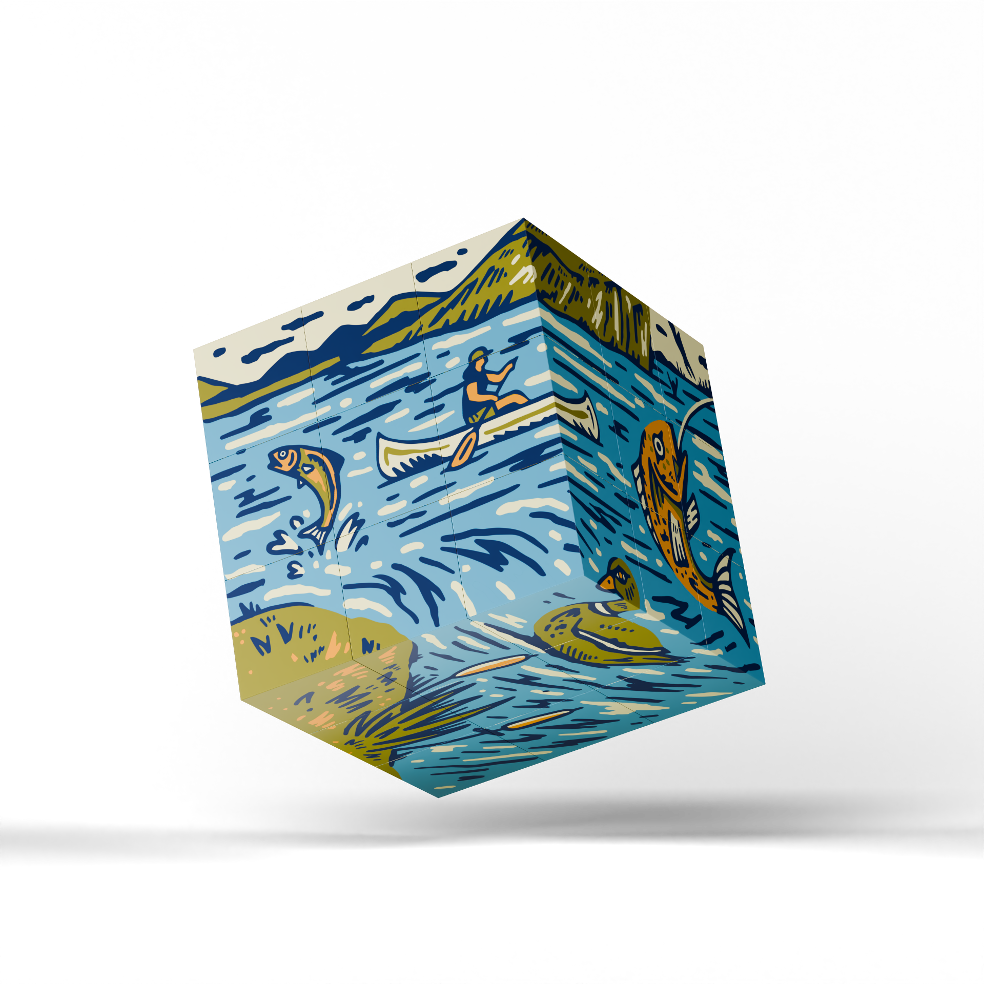 The Great Outdoors Puzzle Cube