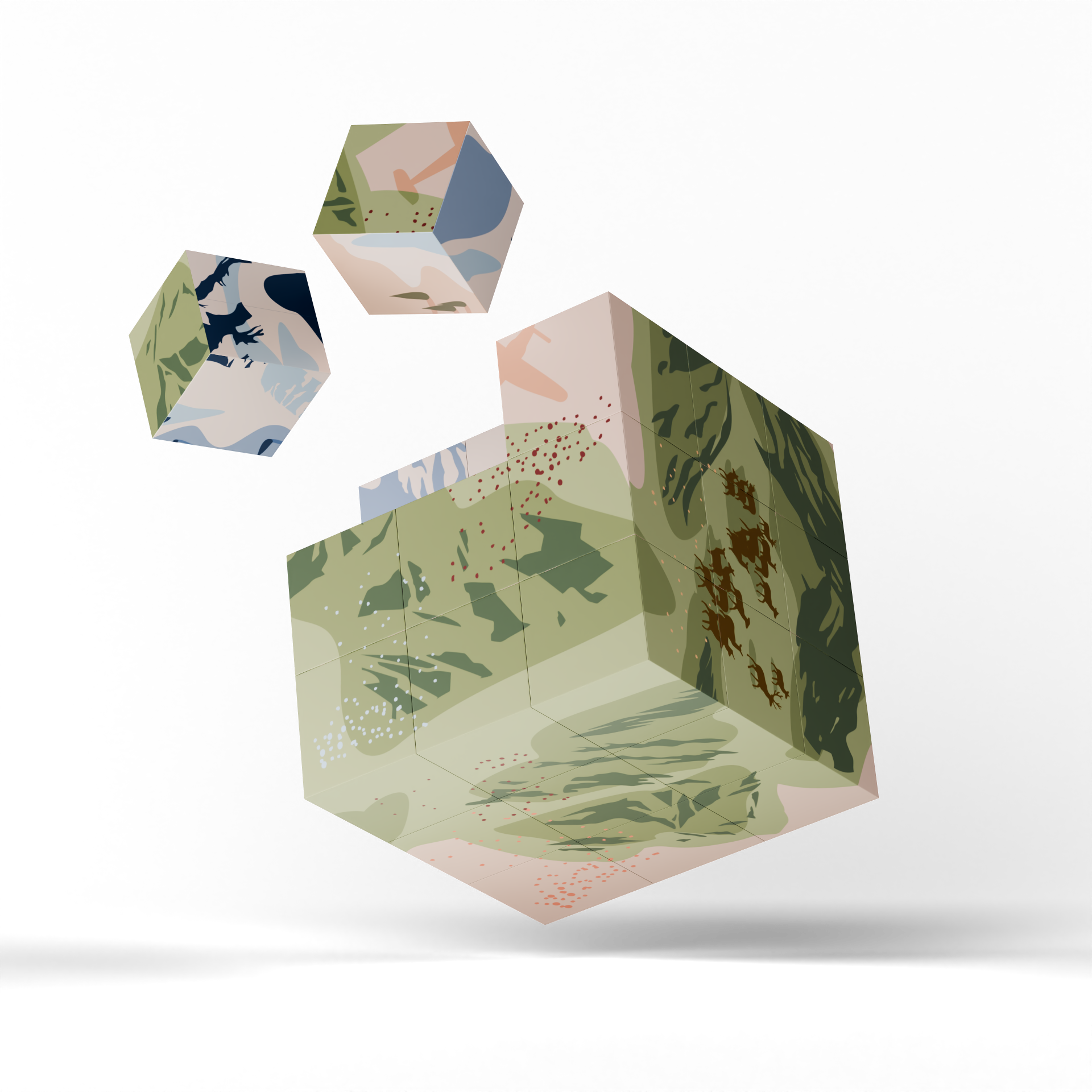 Magnetic Puzzle Cube - Seasonal Summit