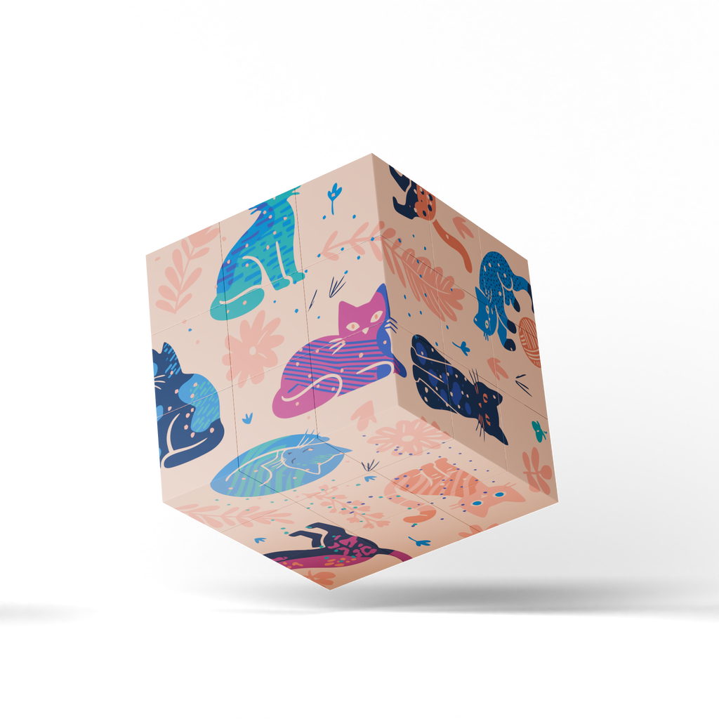 Magnetic Puzzle Cube - Potted Patterns