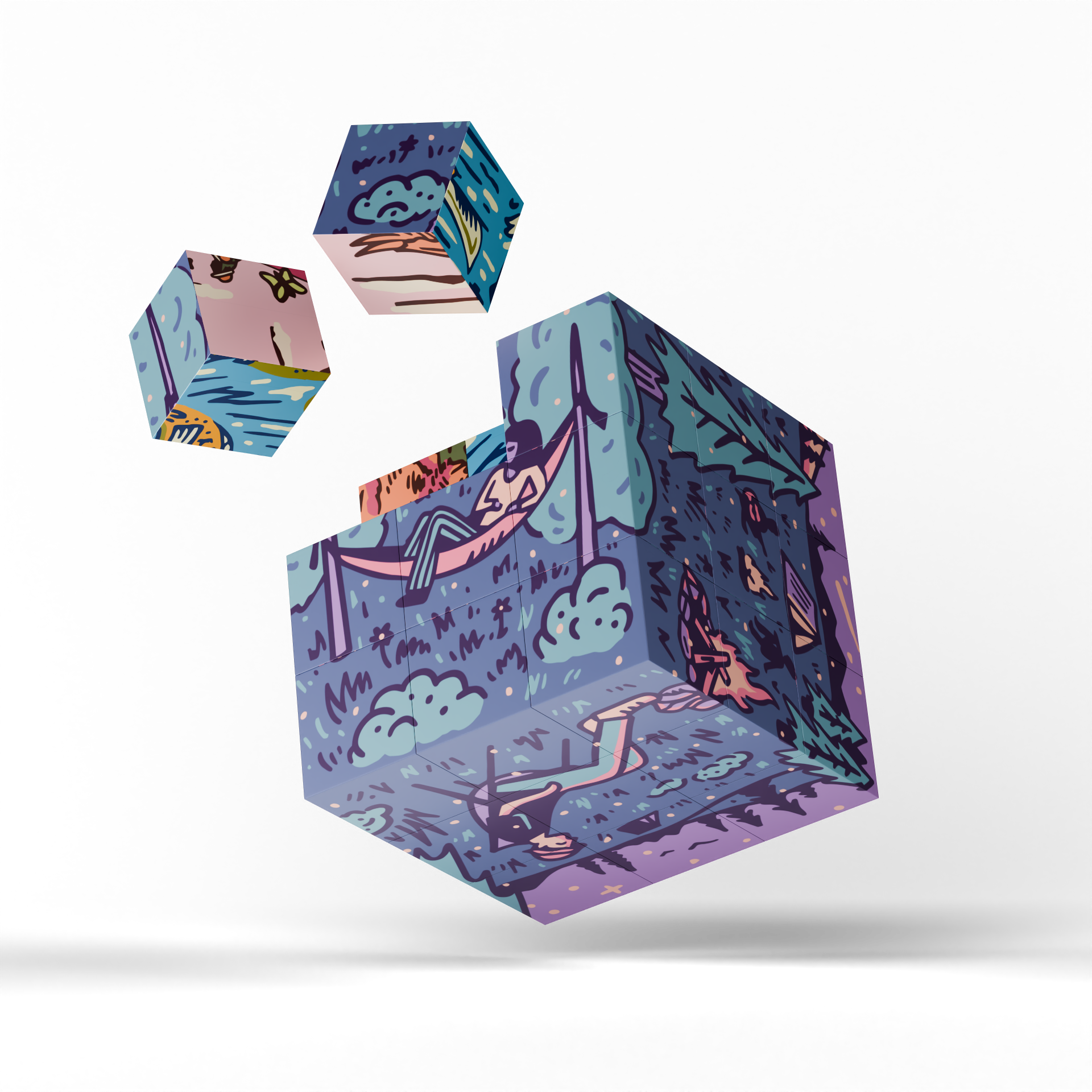 The Great Outdoors Puzzle Cube