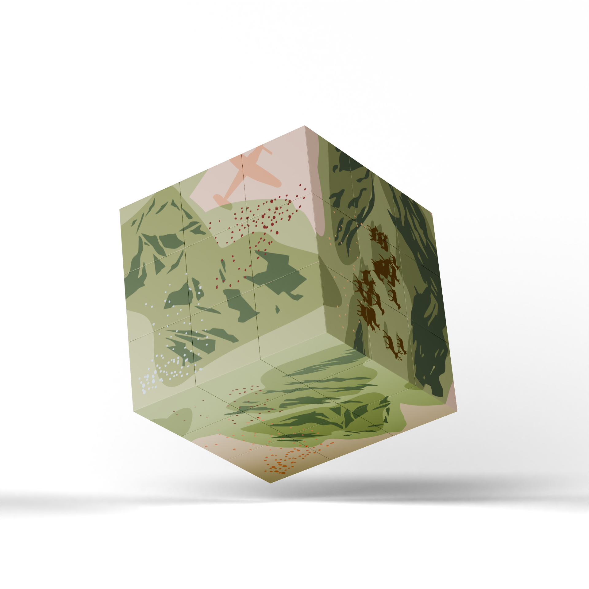 Magnetic Puzzle Cube - Seasonal Summit