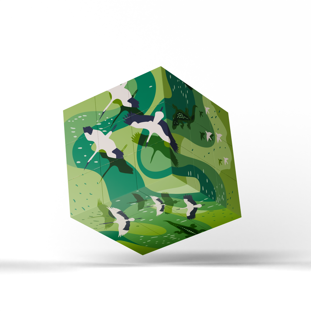 Magnetic Puzzle Cube - Tide & Tangle
