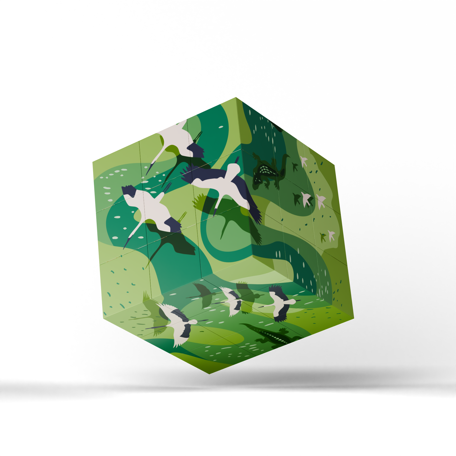 Magnetic Puzzle Cube - Tide & Tangle